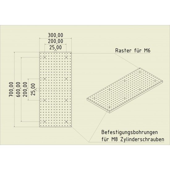 Thread grid plate GRP7030 Thread grid plate GRP7030